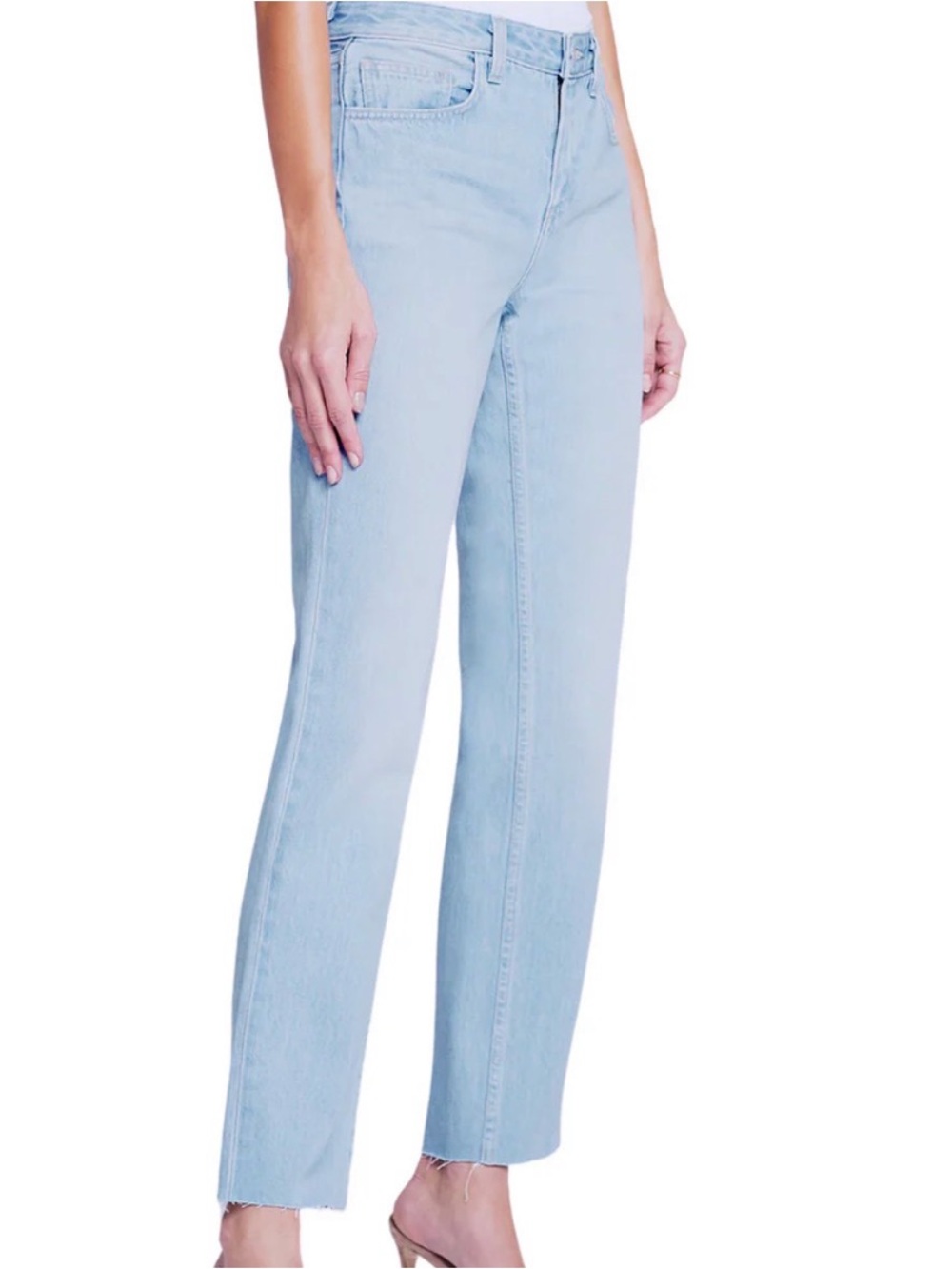 L’Agence Milana Low Rise Stovepipe Panama NWT Size 26 $295 - Picture 2 of 8